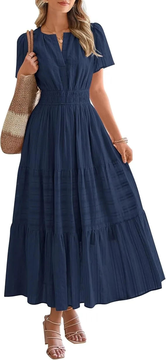 BTFBM Casual Midi Maxi Dress