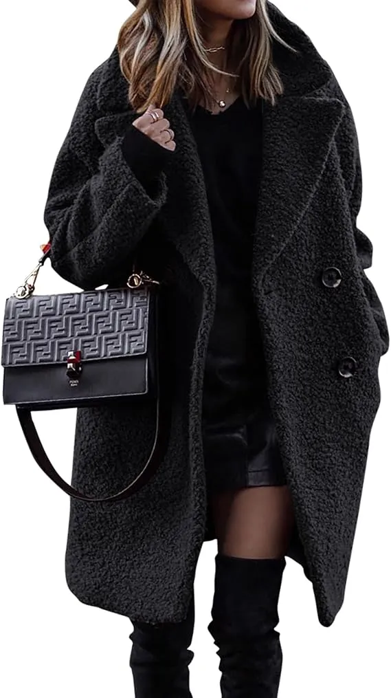 BTFBM Women Winter Faux Fur Coats